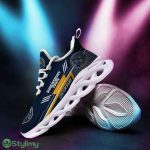 Shrewsbury Town Logo Triangle Pattern Custom Name 3D Max Soul Sneaker Shoes - Shrewsbury Town Logo Triangle Pattern Custom Name 3D Max Soul Sneaker Shoes_3