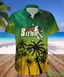 Siena Saints NCAA Tropical Grunge Pattern Hawaii Shirt For Big Fans Product Photo 1