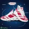 SMU Mustangs Logo Fire Pattern Custom Name 3D Max Soul Sneaker Shoes - SMU Mustangs Logo Fire Pattern Custom Name 3D Max Soul Sneaker Shoes_2