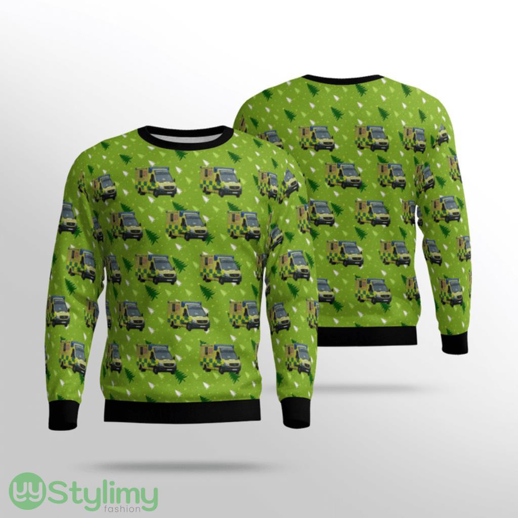 South Western Ambulance Service NHL Foundation Trust Mercedes Sprinter Ugly Christmas Sweater 3 South Western Ambulance Service NHL Foundation Trust Mercedes Sprinter Ugly Christmas Sweater Product Photo 1