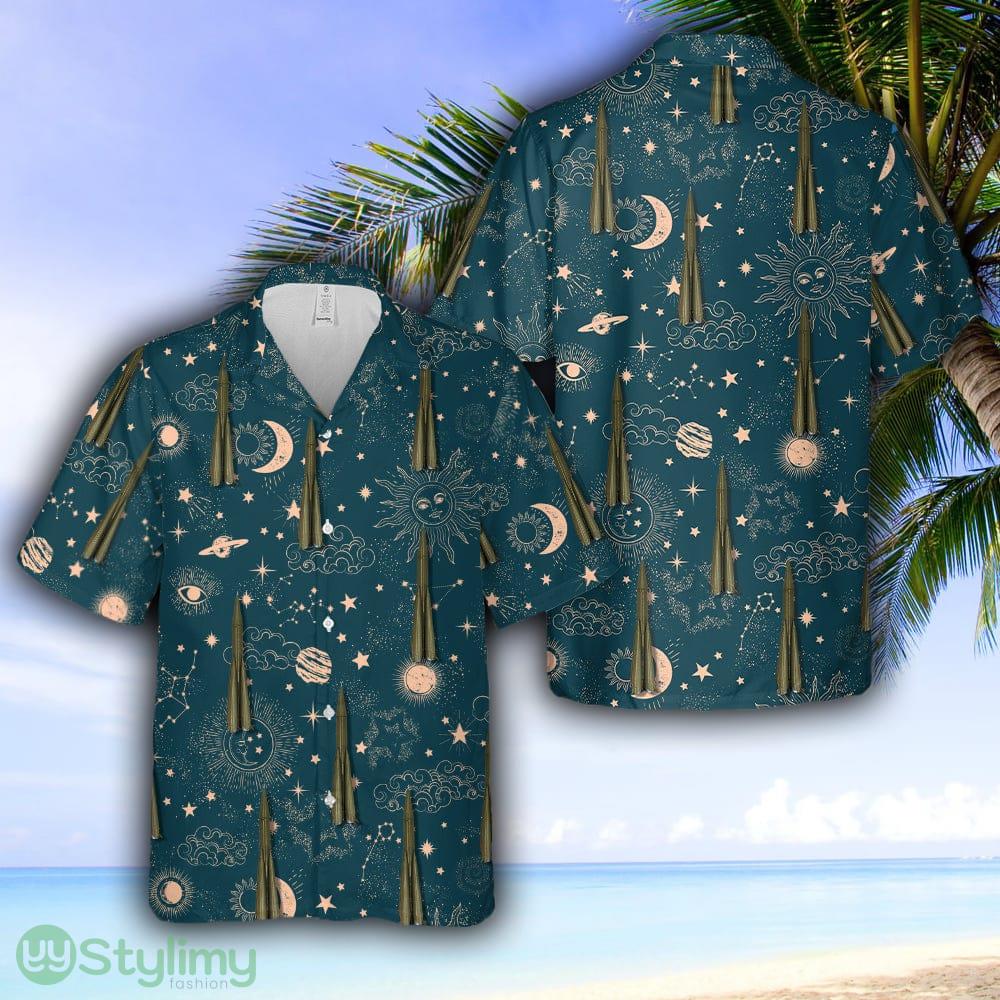 Soviet Missile R7 ICBM Ship Rocket Hawaiian Shirt 1 Soviet Missile R7 ICBM Ship Rocket Hawaiian Shirt - Soviet Missile R7 ICBM Ship Rocket Hawaiian Shirt