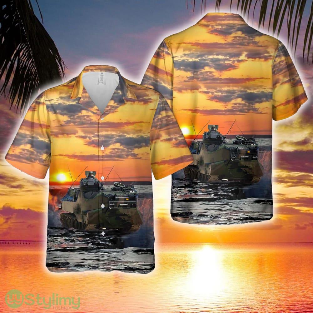 Spanish Marine AAV-7A1 Hawaiian Shirt 2 Spanish Marine AAV-7A1 Hawaiian Shirt - Spanish Marine AAV-7A1 Hawaiian Shirt