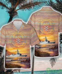 Spanish Navy Armada Espanola frigate Alvaro de Bazan (F-101) Hawaiian Shirt New Style Hawaii Shirt Product Photo 1