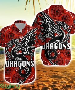 St. George Dragons Simple Indigenous Hawaiian Shirt For Men And Women Product Photo 1