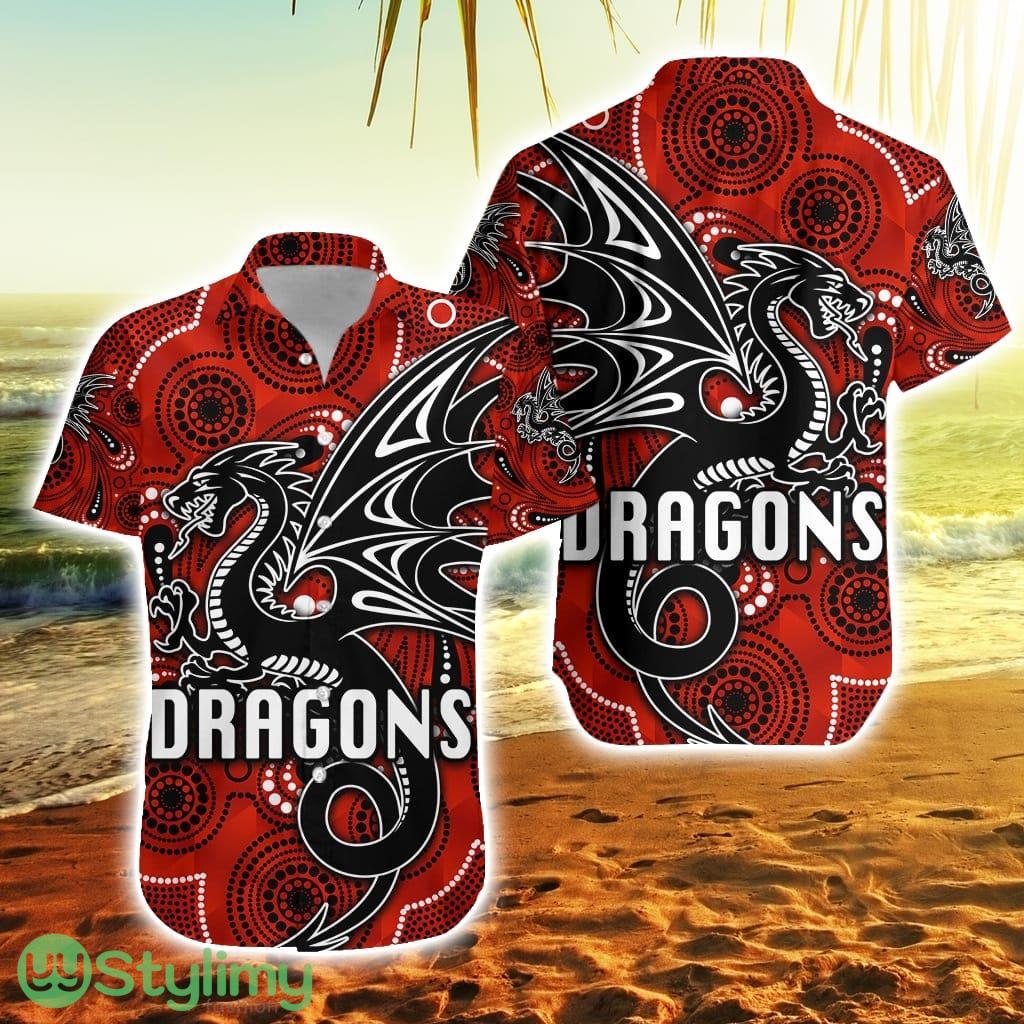 St. George Dragons Simple Indigenous Hawaiian Shirt For Men And Women 2 St. George Dragons Simple Indigenous Hawaiian Shirt For Men And Women Product Photo 1