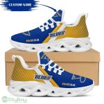 St. Louis Blues Logo Custom Name Pattern 3D Max Soul Sneaker Shoes - St. Louis Blues Logo Custom Name Pattern 3D Max Soul Sneaker Shoes_3