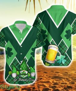 St. Patrick Day Ireland Gnome Shamrock Hawaiian Shirt For Men And Women Product Photo 1