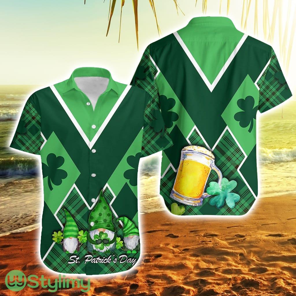 St. Patrick Day Ireland Gnome Shamrock Hawaiian Shirt For Men And Women 2 St. Patrick Day Ireland Gnome Shamrock Hawaiian Shirt For Men And Women Product Photo 1