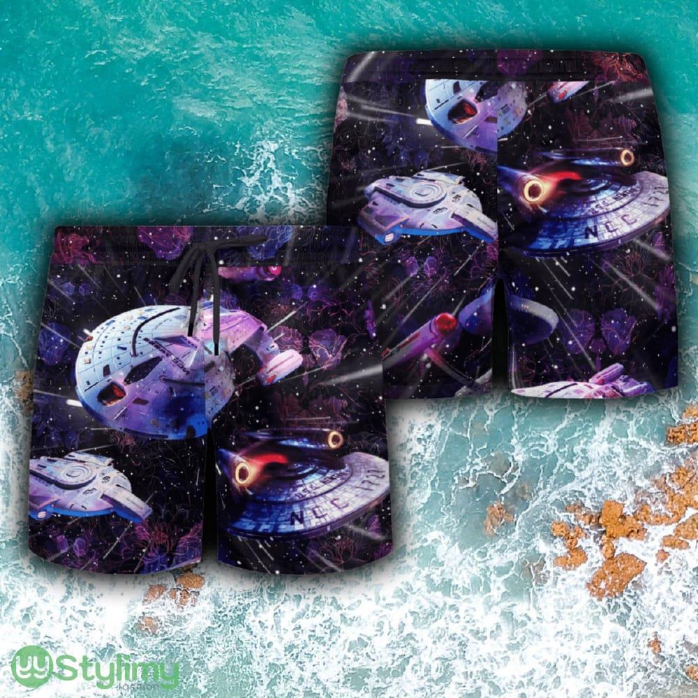ST Starships Classic Brand New 3D Hawaiian Shirt And Short Combo Gift For Fans 2 ST Starships Classic Brand New 3D Hawaiian Shirt And Short Combo Gift For Fans - ST Starships Hawaii Shirt_5