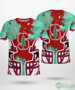Stanford Cardinal Football Marble AOP T-Shirt Unisex For Men And Women Product Photo 1