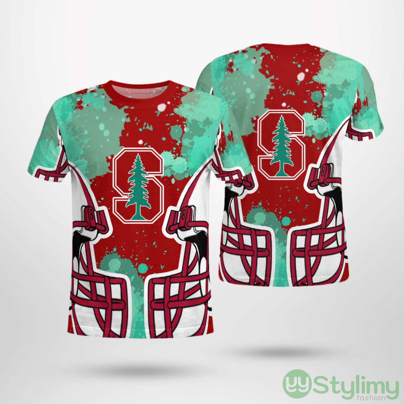 Stanford Cardinal Football Marble AOP T-Shirt Unisex For Men And Women 2 Stanford Cardinal Football Marble AOP T-Shirt Unisex For Men And Women Product Photo 1