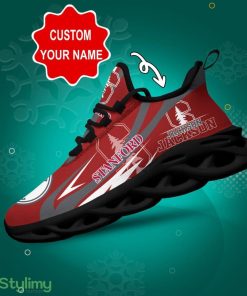 Stanford Cardinal Logo Pattern Custom Name 3D Max Soul Sneaker Shoes In Red - Stanford Cardinal Logo Pattern Custom Name 3D Max Soul Sneaker Shoes In Red_1