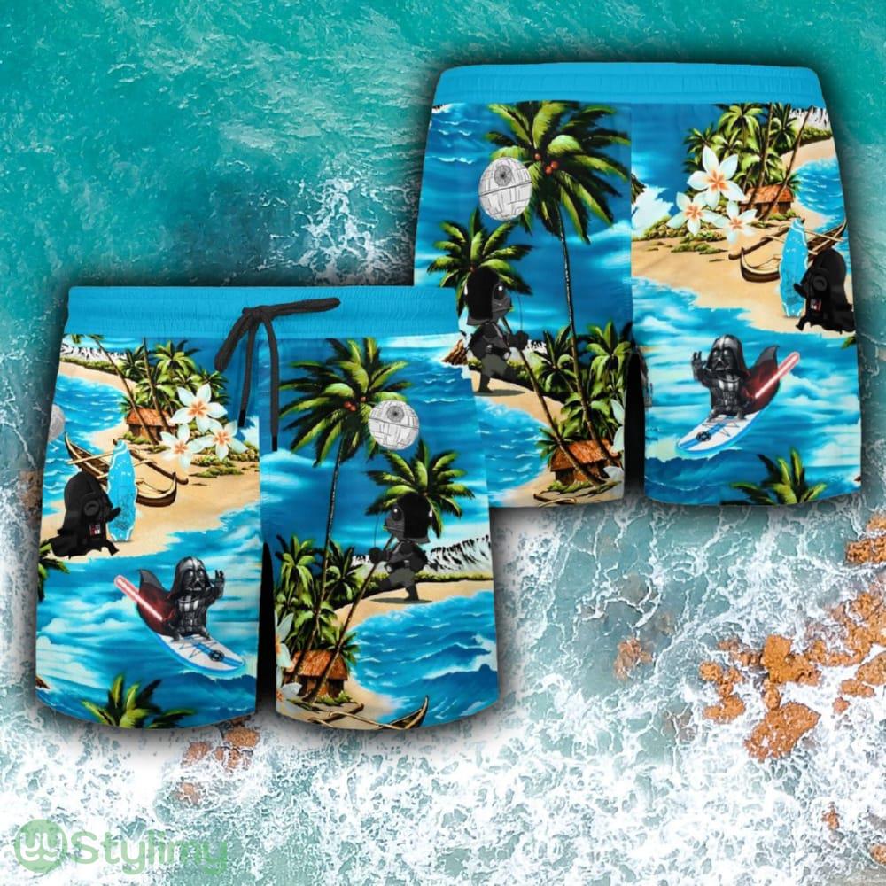 Star Wars Chibi Collar Brand 3D Hawaiian Shirt And Short Combo Men And Women Gift 2 Star Wars Chibi Collar Brand 3D Hawaiian Shirt And Short Combo Men And Women Gift - SW Chibi Hawaiian Shirt_5