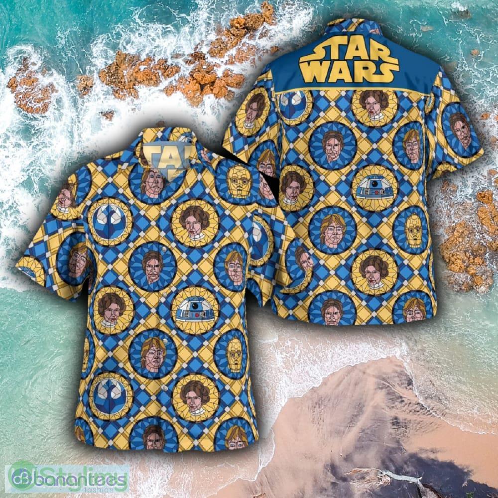 Star Wars Stained Glass Rebel Coin Pacific AOP Hawaiian Shirt And Short Combo For Summer 3 Star Wars Stained Glass Rebel Coin Pacific AOP Hawaiian Shirt And Short Combo For Summer - SW Stained Glass Rebel Coin Hawaii Shirt_1