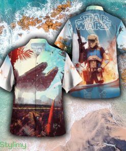 Star Wars Surfing Surfboard Beach Hawaiian Shirt And Short Combo Men And Women Gift - SW Surfing 2023 Hawaiian Shirt_1