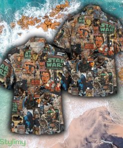 Star Wars Vintage Pocket Brand 3D Hawaiian Shirt And Short Combo For Men And Women - Star Wars Vintage Hawaiian Shirt_1
