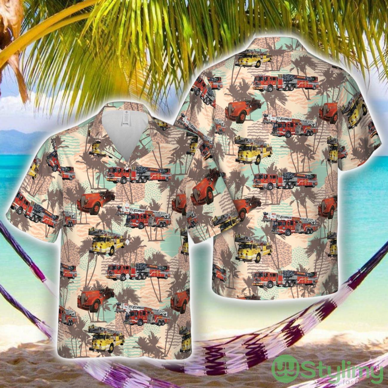 Staunton, Virginia, City of Staunton Fire Department- Station 1 3D Hawaiian Shirt Style Gift For Men Women 2 Staunton, Virginia, City of Staunton Fire Department- Station 1 3D Hawaiian Shirt Style Gift For Men Women Product Photo 1