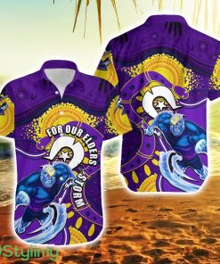 Storm Mascot Nrl Naidoc Hawaiian Shirt For Men And Women Product Photo 1