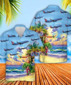 Sun Country Airlines Boeing 737-8F2 Hawaiian Shirt - Sun Country Airlines Boeing 737-8F2 Hawaiian Shirt