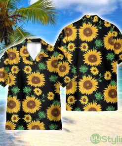 Sunflowers Men's Button Up Shirts 3D Printed Beach Shirt Men Women Hawaiian Shirt Product Photo 1