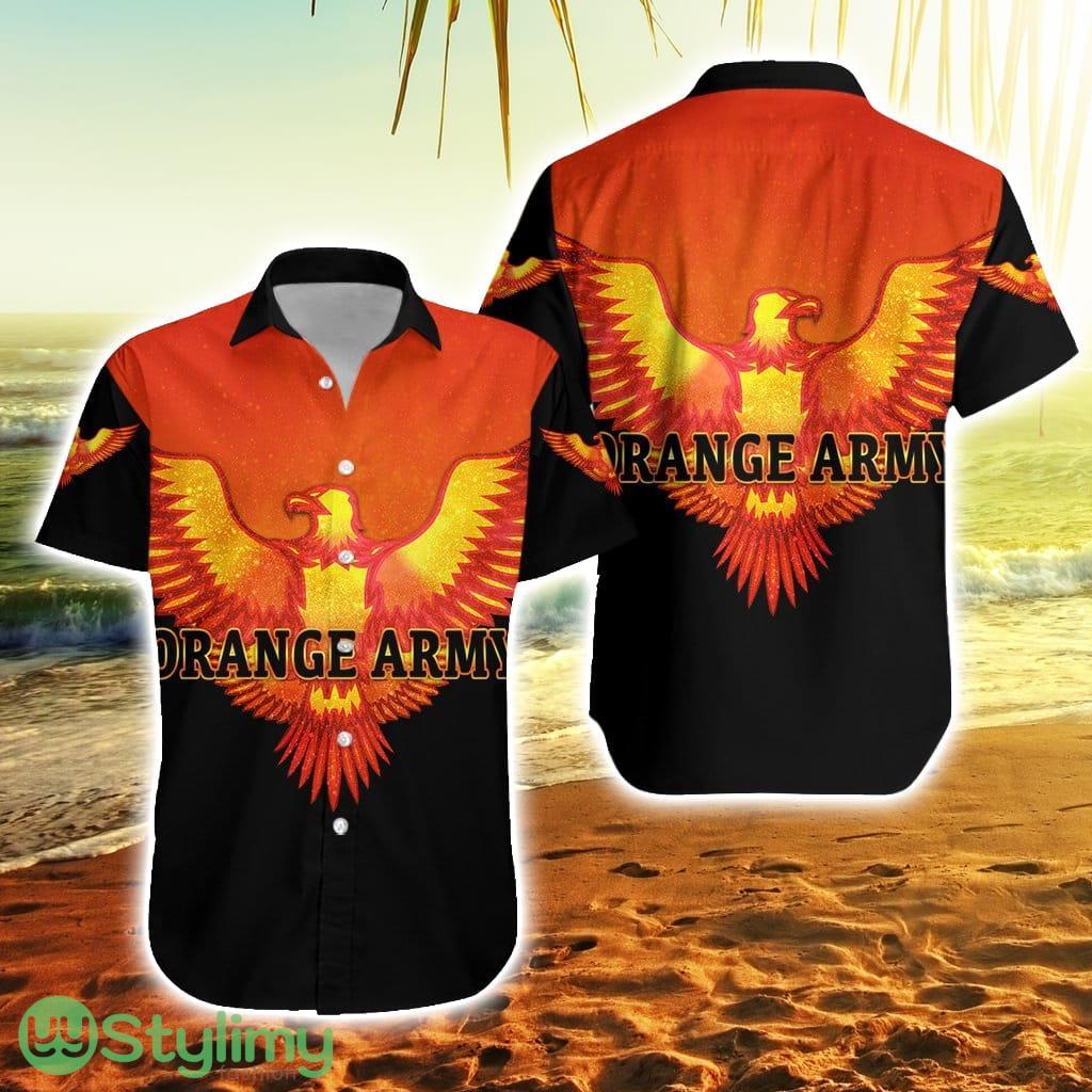 Sunrisers Hyderabad Orange Army Cricket Black Hawaiian Shirt For Men And Women 2 Sunrisers Hyderabad Orange Army Cricket Black Hawaiian Shirt For Men And Women Product Photo 1
