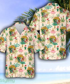 Surfer Santa Christmas Hawaiian Shirt - Surfer Santa Christmas Hawaiian Shirt