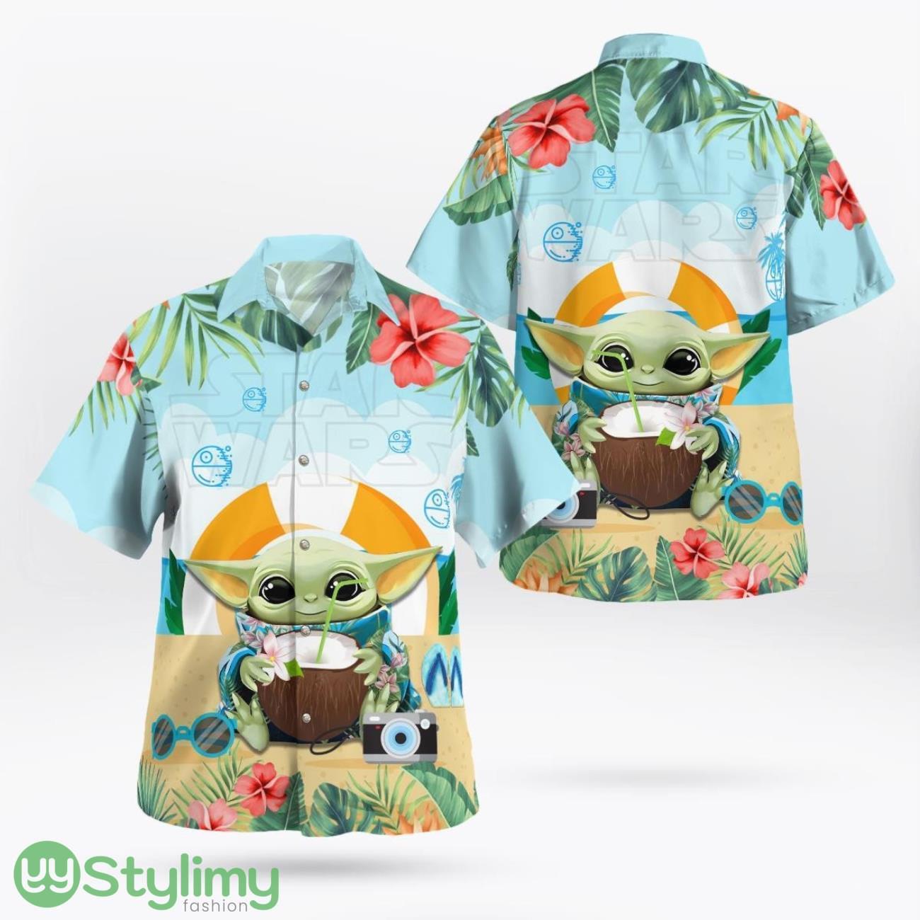 SW Baby Yoda Hawaiian Shirt 3D All Over Printed Hawaii Shirt Summer Gift 2 SW Baby Yoda Hawaiian Shirt 3D All Over Printed Hawaii Shirt Summer Gift Product Photo 1