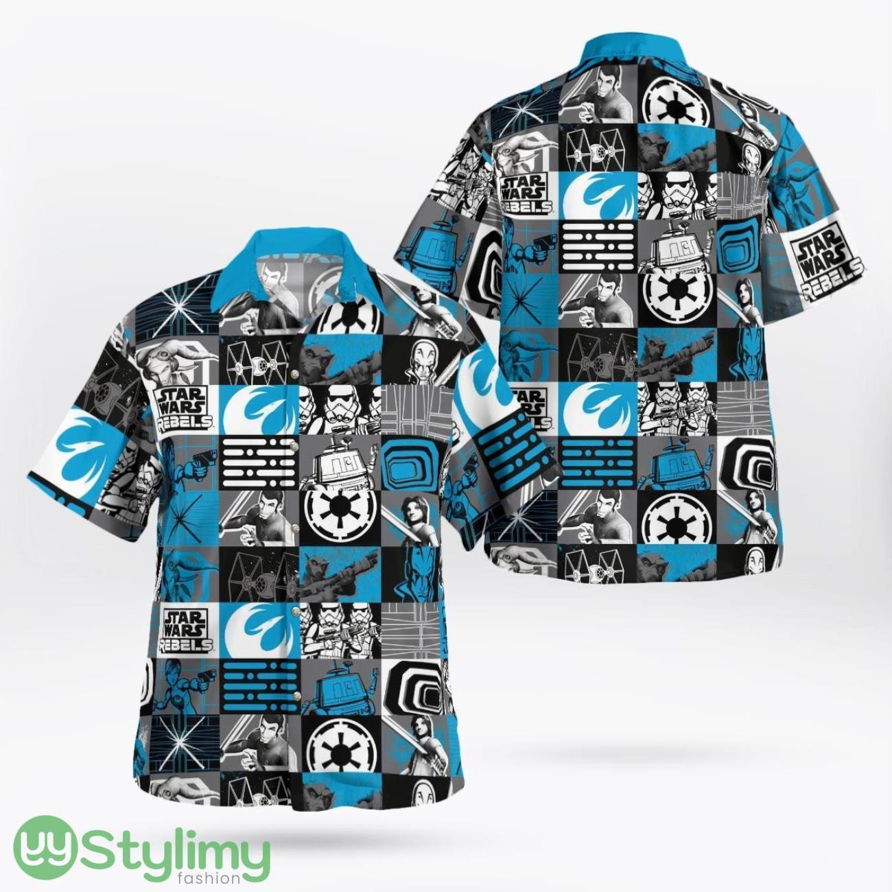 SW Rebels Blue Hawaiian Shirt 3D All Over Printed Hawaii Shirt Summer Gift 2 SW Rebels Blue Hawaiian Shirt 3D All Over Printed Hawaii Shirt Summer Gift Product Photo 1