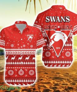 Swans Football Christmas Sydney Hawaiian Shirt For Men And Women Product Photo 1