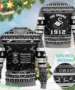 Swansea City AFC 3D Ugly Christmas Sweater Product Photo 1