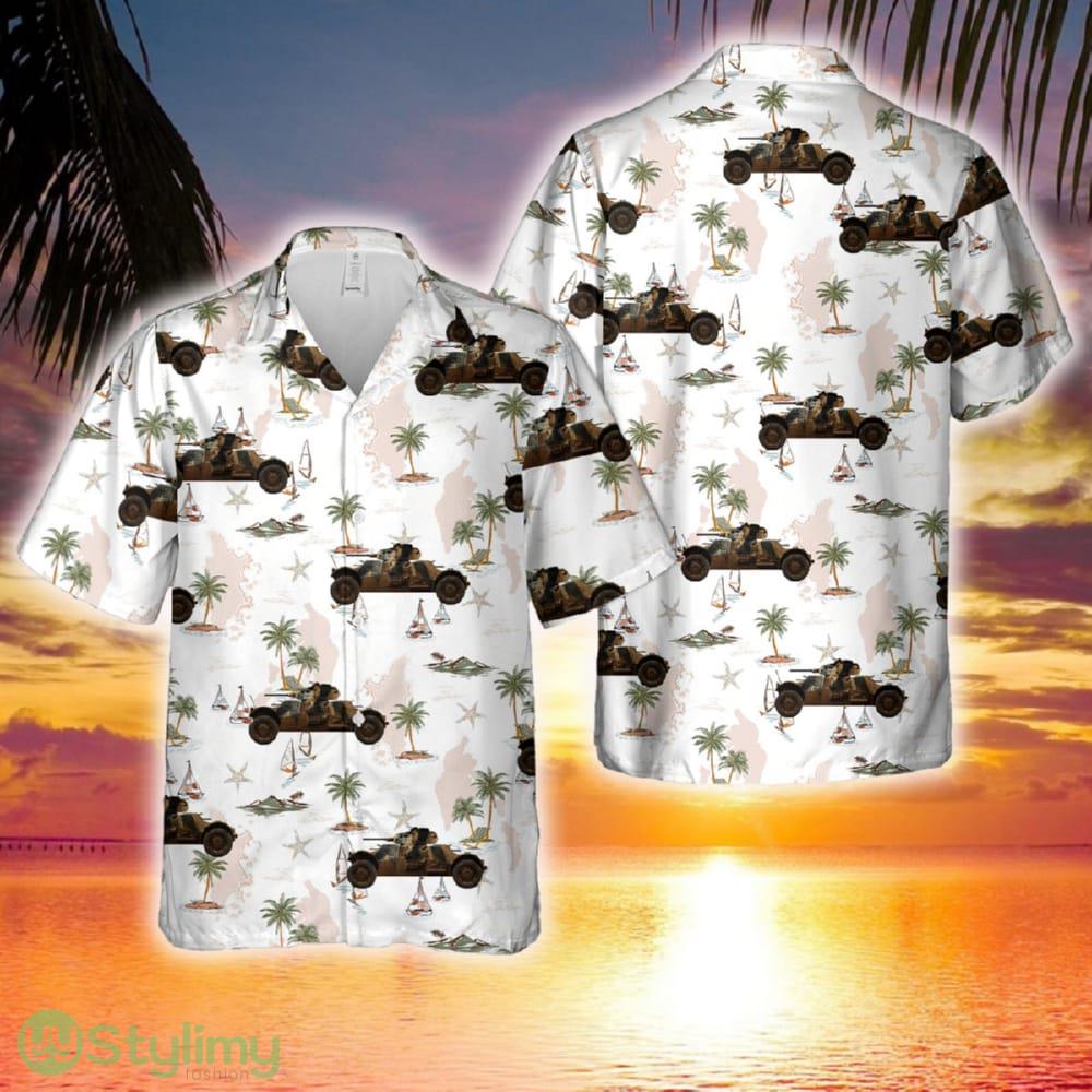 Swedish Army Pansarbil m40, Sweden, 1942 Hawaiian Shirt 2 Swedish Army Pansarbil m40, Sweden, 1942 Hawaiian Shirt - Swedish Army Pansarbil m40, Sweden, 1942 Hawaiian Shirt