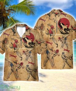 Taekwondo Fighting Korea Style 3D Hawaiian Shirt All Over Printed Product Photo 1