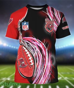 Tampa Bay Buccaneers Personalized Name Sport 3D T-Shirt Product Photo 1