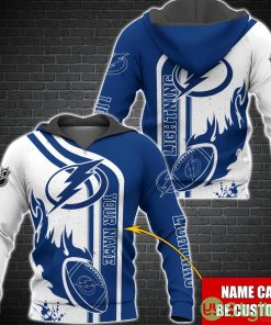Tampa Bay Lightning NHL Custom Name 3D Hoodie All Over Printed Product Photo 1