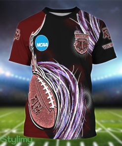 Texas A&M Aggies Personalized Name Sport 3D T-Shirt Product Photo 1
