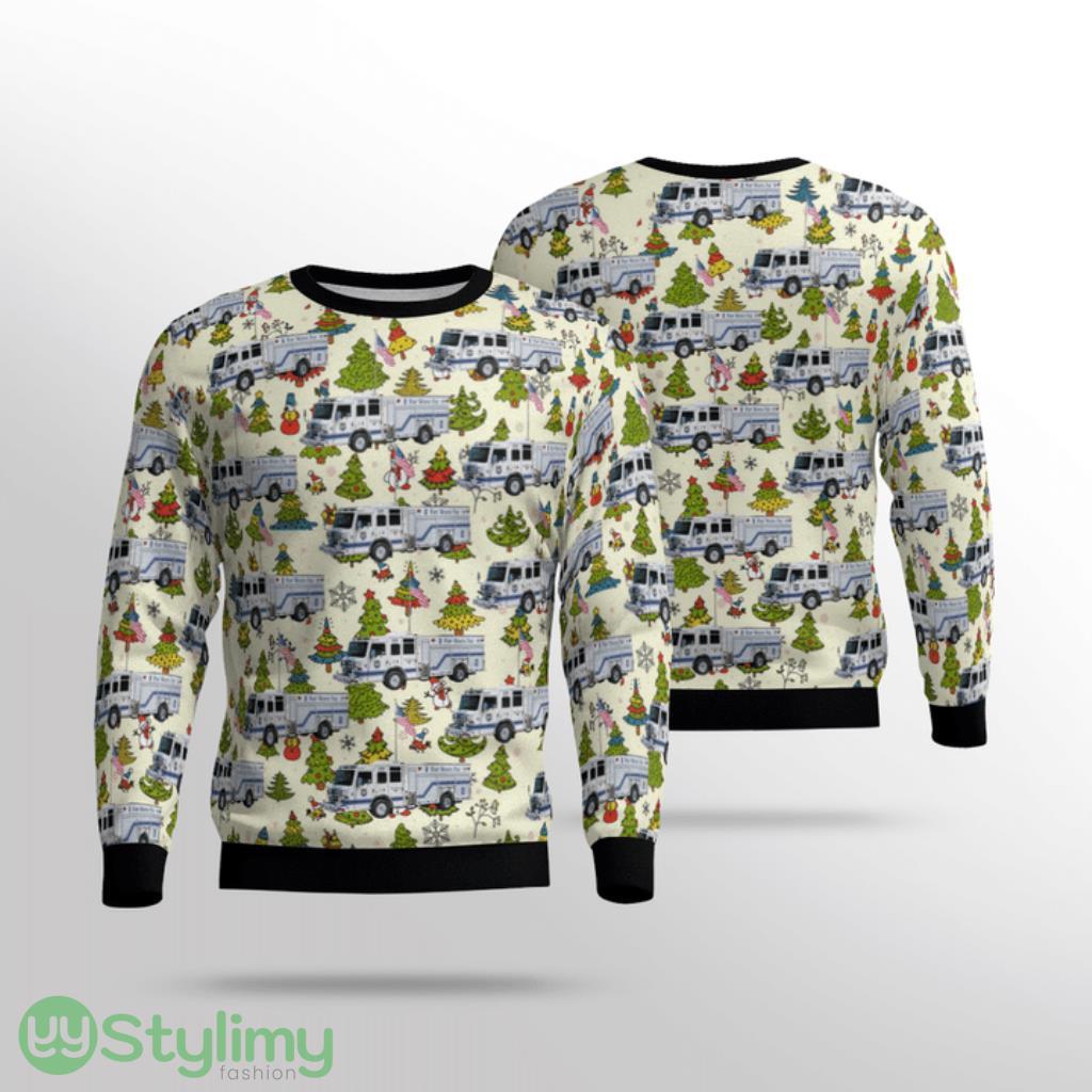 Texas Fort Worth Fire Department Ugly Christmas Sweater 3 Texas Fort Worth Fire Department Ugly Christmas Sweater - Hothot 201121 Product Photo 1