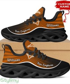 Texas Longhorns Custom Name Personalized Max Soul Sneakers Running Sports Shoes Product Photo 1