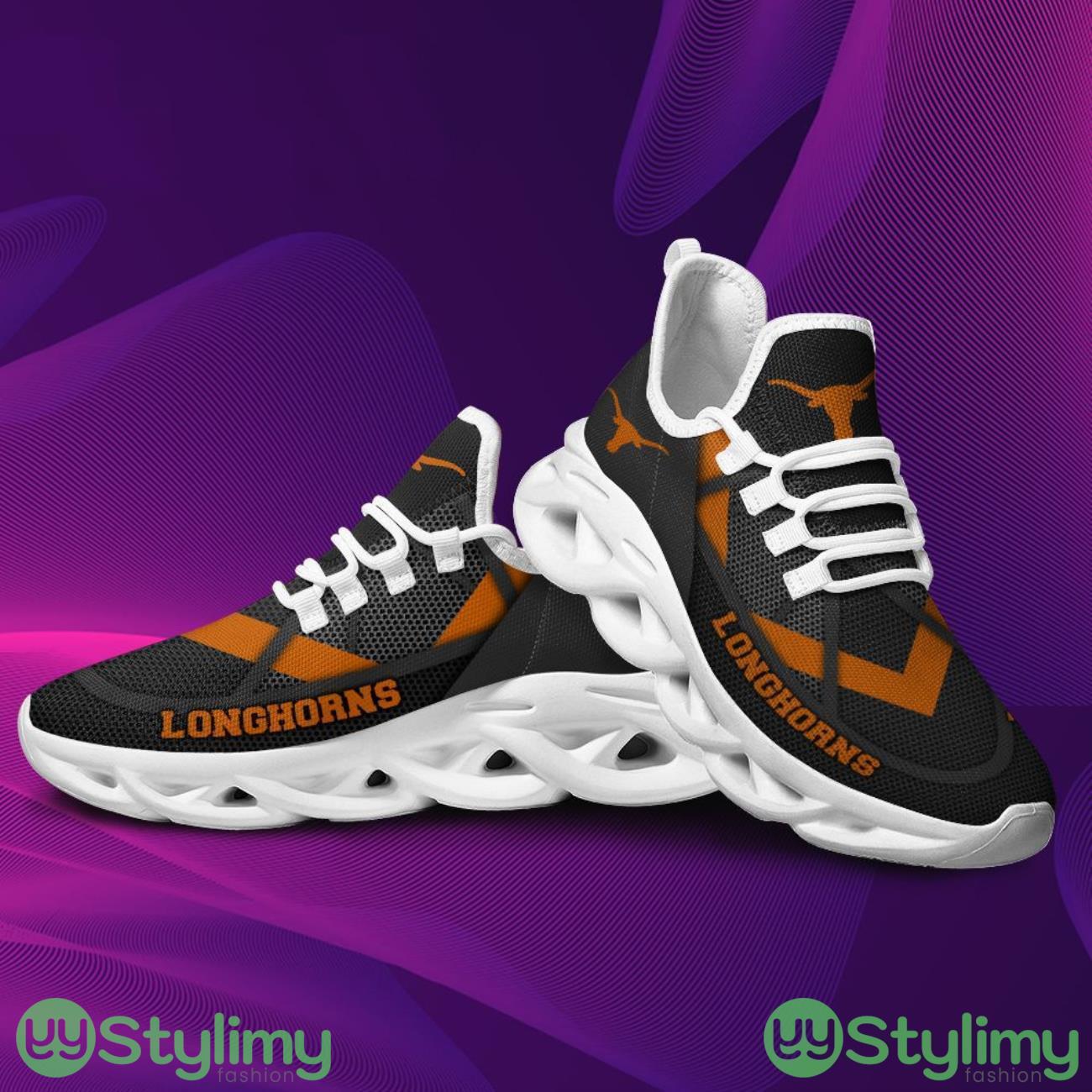 Texas Longhorns Max Soul Sneakers Running Sports Shoes For Men Women For Men Women 4 Texas Longhorns Max Soul Sneakers Running Sports Shoes For Men Women For Men Women Product Photo 4