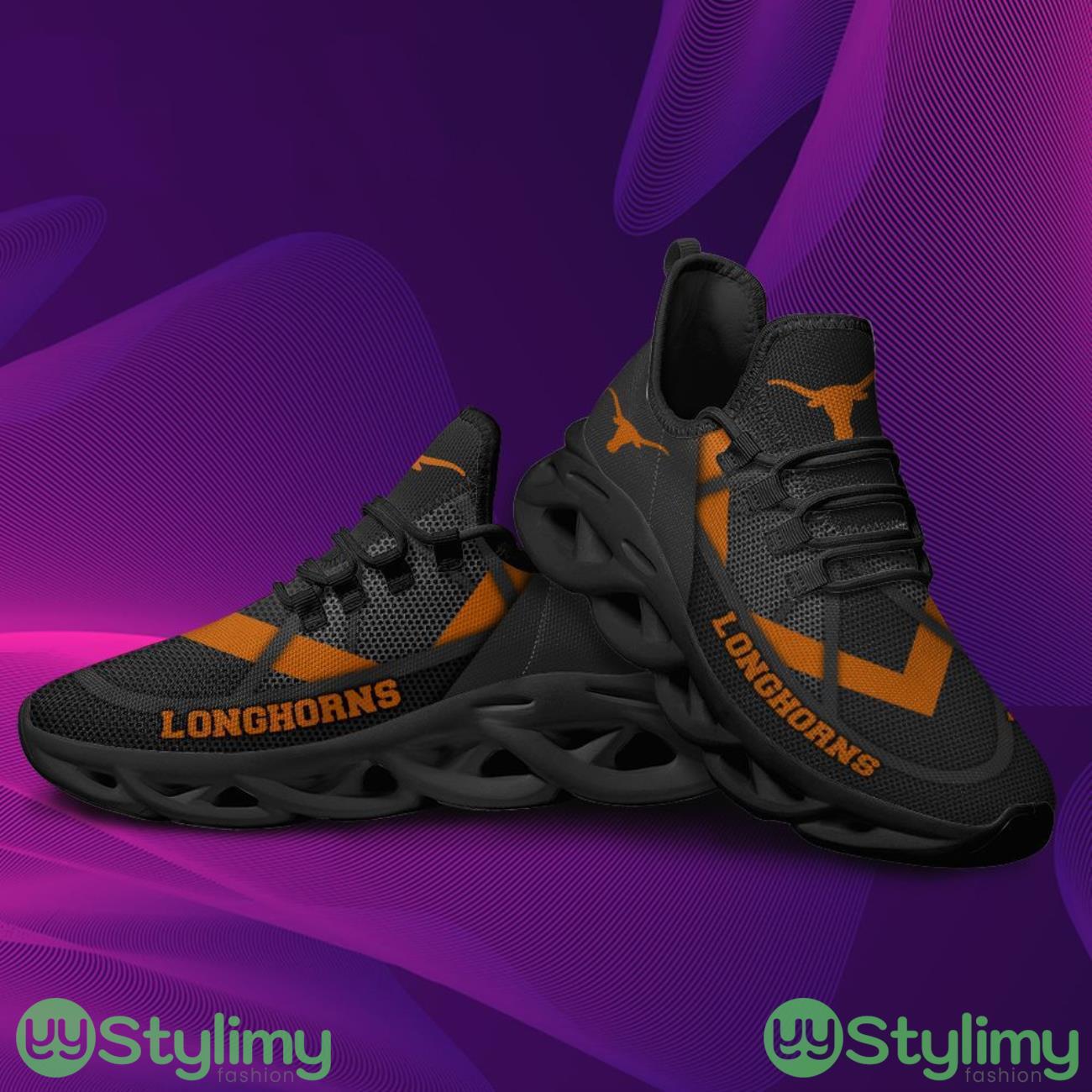 Texas Longhorns Max Soul Sneakers Running Sports Shoes For Men Women For Men Women 5 Texas Longhorns Max Soul Sneakers Running Sports Shoes For Men Women For Men Women Product Photo 5