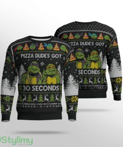 TMNT Pizza Dude's Got 30 Seconds Ugly Sweater Product Photo 1