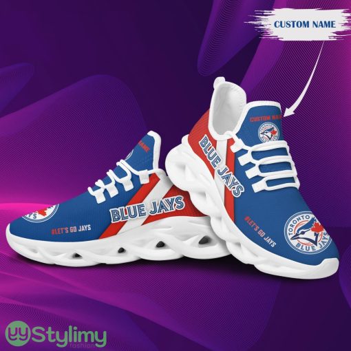 Toronto Blue Jays Custom Personalized Name Max Soul Sneakers New Trends Sport Shoes Running Men Women Sports Shoes