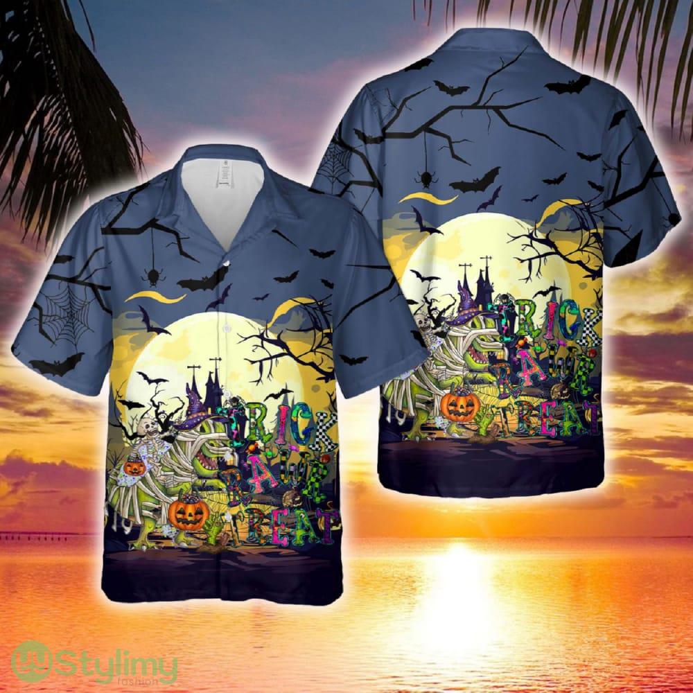 Trick Rawr Treat Happy Halloween Hawaiian Shirt 2 Trick Rawr Treat Happy Halloween Hawaiian Shirt - Trick Rawr Treat Happy Halloween Hawaiian Shirt