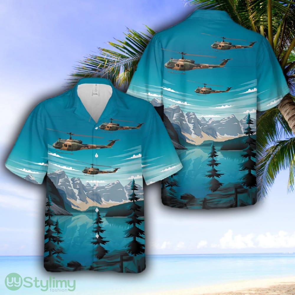 Turkish Air Force Bell UH-1H Iroquois (205) Hawaiian Shirt 2 Turkish Air Force Bell UH-1H Iroquois (205) Hawaiian Shirt - Turkish Air Force Bell UH-1H Iroquois (205) Hawaiian Shirt