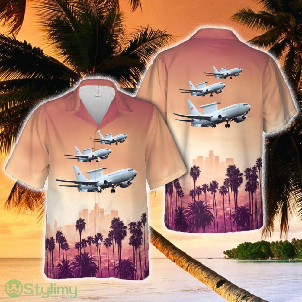 Turkish Air Force Boeing 737 AEW&C Peace Eagle (code 13-001) Hawaiian Shirt 2 Turkish Air Force Boeing 737 AEW&C Peace Eagle (code 13-001) Hawaiian Shirt - Turkish Air Force Boeing 737 AEW&C Peace Eagle (code 13-001) Hawaiian Shirt