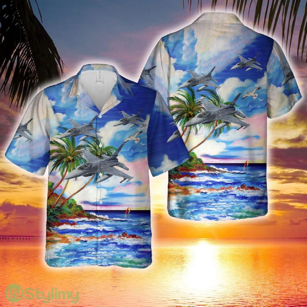 Turkish Air Force Lockheed Martin (TUSAS) F-16CJ Fighting Falcon Hawaiian Shirt 2 Turkish Air Force Lockheed Martin (TUSAS) F-16CJ Fighting Falcon Hawaiian Shirt - Turkish Air Force Lockheed Martin (TUSAS) F-16CJ Fighting Falcon Hawaiian Shirt