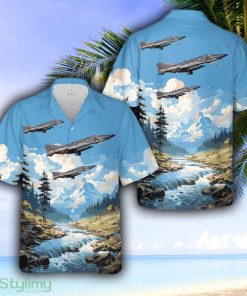 Turkish Air Force McDonnell Douglas RF-4ETM Phantom II Hawaiian Shirt - Turkish Air Force McDonnell Douglas RF-4ETM Phantom II Hawaiian Shirt