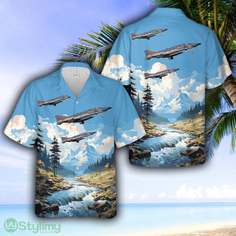 Turkish Air Force McDonnell Douglas RF-4ETM Phantom II Hawaiian Shirt 2 Turkish Air Force McDonnell Douglas RF-4ETM Phantom II Hawaiian Shirt - Turkish Air Force McDonnell Douglas RF-4ETM Phantom II Hawaiian Shirt