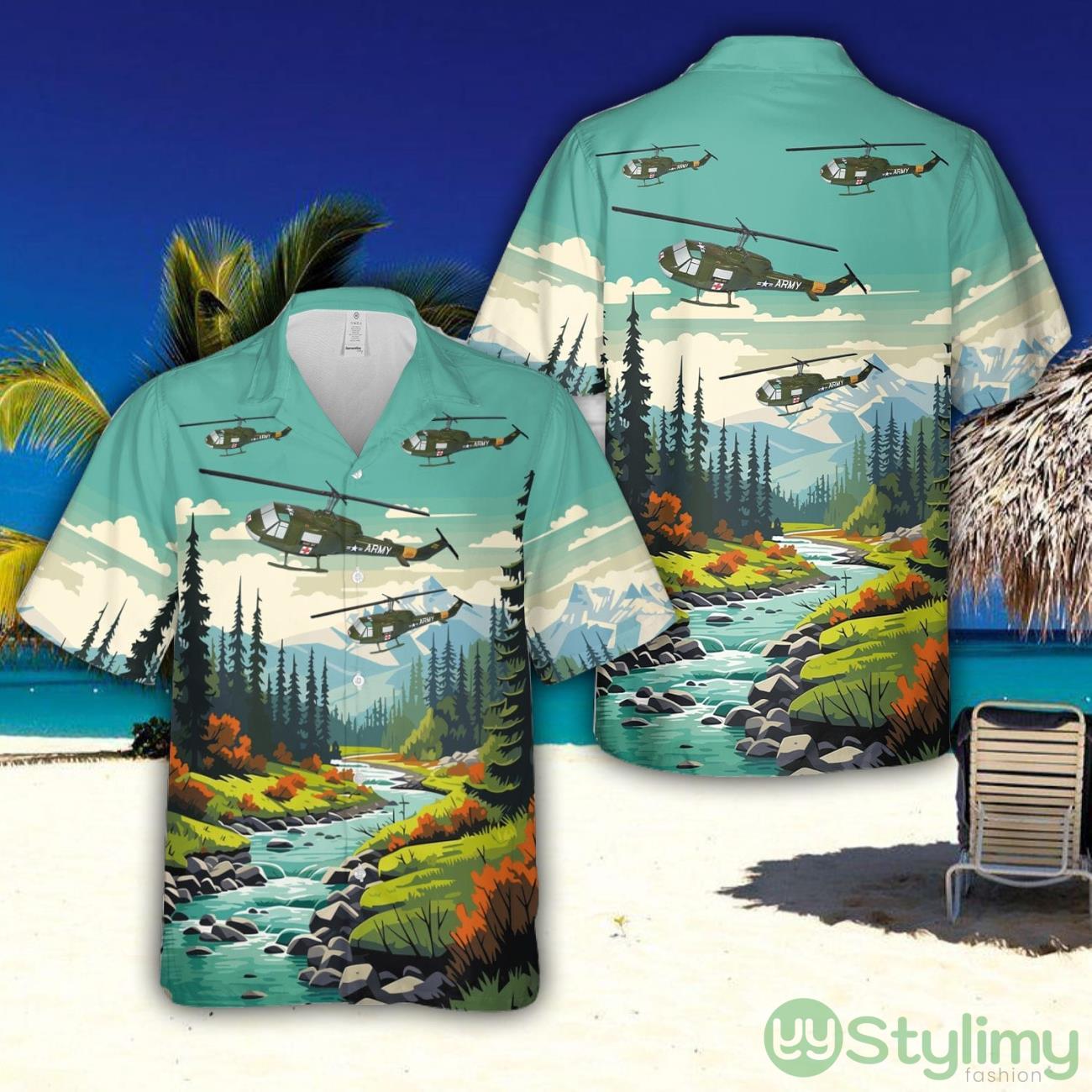 UH-1 Huey Iroquois Dustoff Medevac Vietnam Era Bell Helicopter Hawaiian Shirt New Style Hawaii Shirt 2 UH-1 Huey Iroquois Dustoff Medevac Vietnam Era Bell Helicopter Hawaiian Shirt New Style Hawaii Shirt Product Photo 1