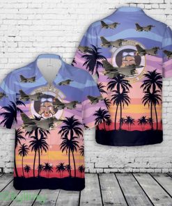US Air Force 80th Fighter Squadron F-16D Block 40G Fighting Falcon Hawaiian Shirt 3D All Over Printed Summer Shirt Product Photo 1