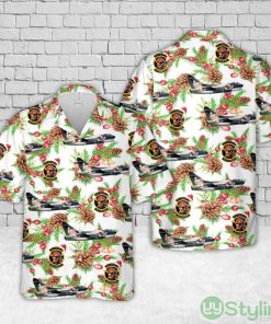 US Air Force Puerto Rico Air National Guard 198th Airlift Squadron LTV A-7D Corsair II Christmas Hawaiian Shirt 3D Short Sleeve Shirt Product Photo 1